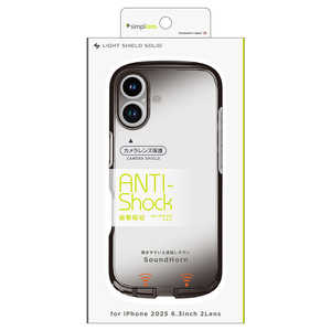 gjeB iPhone17 mLIGHT SHIELD Solidn ݌v Ռz nCubhNAP[X NA× TR-IP25M2-LDSL-CLBK