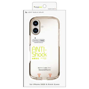 gjeB iPhone17 mLIGHT SHIELD Solidn ݌v Ռz nCubhNAP[X NA×W TR-IP25M2-LDSL-CLGRG