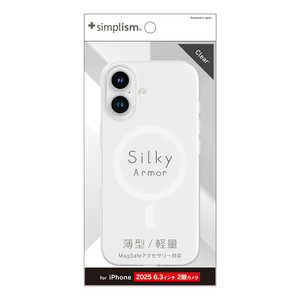 gjeB iPhone17 mSilky Armorn MagSafeΉ VL[^b`P[X }bg TR-IP25M2-SA-CL