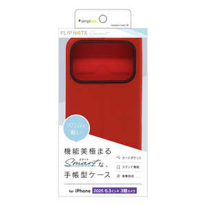 gjeB iPhone17 Pro [Smart FlipNote] ^X}[gtbvm[gP[X TR-IP25M3-FNS-LRD