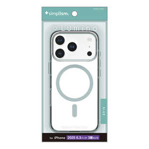 gjeB iPhone 17 ProP[X mLuminon MagSafeΉ wʃNAn[hP[X NA× u[ TR-IP25M3-LOCMS-CLBL