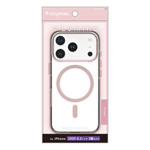 gjeB iPhone 17 ProP[X mLuminon MagSafeΉ wʃNAn[hP[X NA× sN TR-IP25M3-LOCMS-CLPK