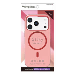 gjeB iPhone17 Pro [Silky Armor] MagSafeΉ VL[^b`P[X }bg TR-IP25M3-SA-CLRD