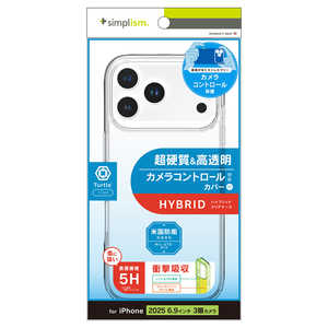 gjeB iPhone17 Pro Max [Turtle Cam] JRg[Ή nCubhP[X TR-IP25L3-TTC-CL
