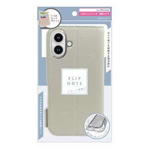 gjeB iPhone 17P[X ajouter AWe mFlipNoten ϏՌtbvm[gP[X zCg AJ-IP25M2-FN-SHWT