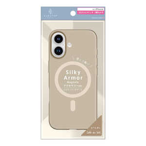 gjeB iPhone 17P[X ajouter AWe mSilky Armorn MagSafeΉ VL[^b`P[X JtFI x[W AJ-IP25M2-SA-CLBR