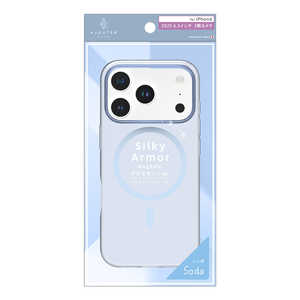 gjeB iPhone 17 ProP[X ajouter AWe mSilky Armorn MagSafeΉ VL[^b`P[X \[_ u[ AJ-IP25M3-SA-CLSBL