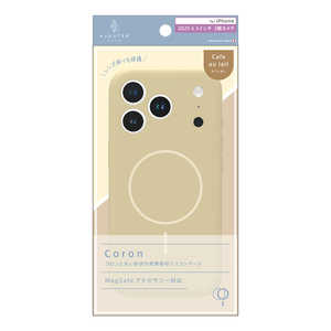 gjeB iPhone 17 ProP[X ajouter AWe mCoronn MagSafeΉ ݌v ՌzVRP[X JtFI x[W AJ-IP25M3-CR-CAO