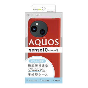 gjeB AQUOS sense10 / sense9 mSmart FlipNoten ^X}[gtbvm[gP[X bh TR-AQ25S-FNS-LRD