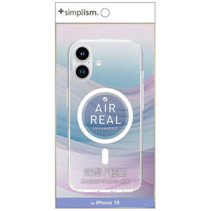 gjeB iPhone 16 mAIR-REAL INVISIBLEn MagSafeΉ ^yʃn[hP[X NA TR-IP24M2-ARPMS-CL