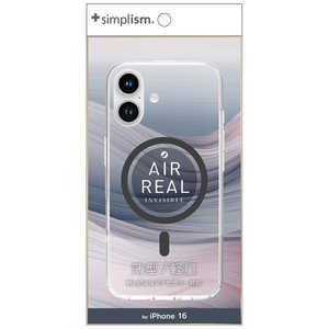gjeB iPhone 16 mAIR-REAL INVISIBLEn MagSafeΉ ^yʃn[hP[X NAubN TR-IP24M2-ARPMS-CLBK