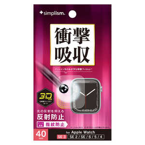 gjeB Apple Watch 40mm SE 3 / SE 2 / SE / 6 / 5 / 4 Ռz SʕیtB ˖h~ TR-AW2540-PTB1-SKAG