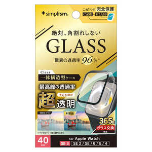 gjeB Apple Watch 40mm SE 3 / SE 2 / SE / 6 / 5 / 4  KX̌^PCP[X NA TR-AW2540-GLPC-ARCCL