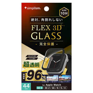 gjeB Apple Watch 44mm SE 3 / SE 2 / SE / 6 / 5 / 4 mFLEX3Dn A~mVP[g Sʕی십KX ubN  TR-AW2544-GB3FB-CARK