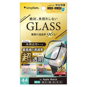 gjeB Apple Watch 44mm SE 3 / SE 2 / SE / 6 / 5 / 4  KX̌^PCP[X NA TR-AW2544-GLPC-ARCCL