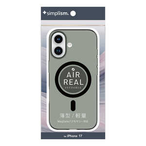 �g���j�e�B iPhone 17 �mAIR-REAL INVISIBLE�n MagSafe�Ή� ���^�y�ʃn�[�h�P�[�X �N���A�u���b�N×�u���b�N�����O TR-IP25M2-ARPMS-CBK