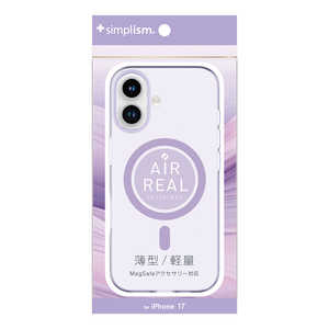 �g���j�e�B iPhone 17 �mAIR-REAL INVISIBLE�n MagSafe�Ή� ���^�y�ʃn�[�h�P�[�X �N���A�p�[�v��×�p�[�v�������O TR-IP25M2-ARPMS-CLV