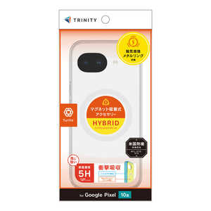 �g���j�e�B Google Pixel 10a �mTurtle�n �}�O�l�b�g�z�����A�N�Z�T���[�Ή� �n�C�u���b�h�N���A�P�[�X �z���C�g�����O TR-PX2610A-TTMS-CLWT