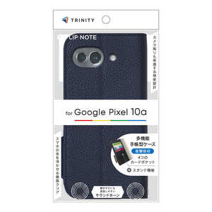 �g���j�e�B Google Pixel 10a �mFlipNote�n �ϏՌ��t���b�v�m�[�g�P�[�X �l�C�r�[ TR-PX2610A-FN-SHNV