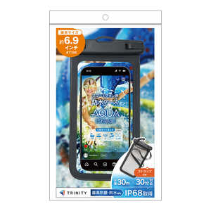 �g���j�e�B �mAQUA Shield�n �X�}�[�g�t�H���p�h���P�[�X �u���b�N TR-WPC-DL-BK