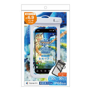 �ȥ�˥ƥ� ��AQUA Shield�� ���ޡ��ȥե������ɿ奱���� �ۥ磻�� TR-WPC-DL-WT