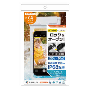 �g���j�e�B �mAQUA Shield�n �C�[�W�[���b�N���� �X�}�[�g�t�H���p�h���P�[�X �z���C�g TR-WPC-EL-WT