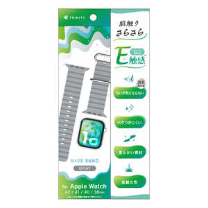 �g���j�e�B Apple Watch 42mm / 41mm / 40mm / 38mm ���G�肳�炳�� ���L�@�\�t�� �G���X�g�}�[�E�F�[�u�o���h �O���[ TR-AW26S-ABEW-GY