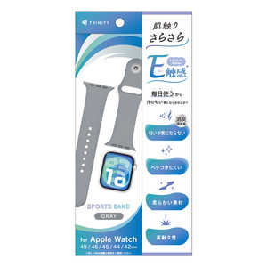 �g���j�e�B Apple Watch 49mm / 46mm / 45mm / 44mm / 42mm ���G�肳�炳�� ���L�@�\�t�� �G���X�g�}�[�X�|�[�c�o���h �O���[ TR-AW26L-ABES-GY