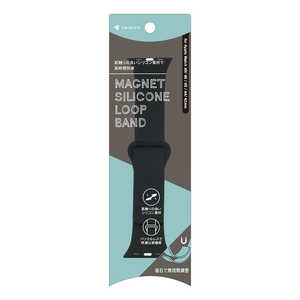 �g���j�e�B Apple Watch 49mm / 46mm / 45mm / 44mm / 42mm �}�O�l�b�g�V���R�����[�v�o���h �u���b�N TR-AW26L-ABMS-BK