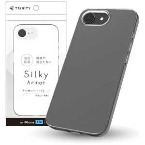 トリニティ iPhone 17e / 16e ［Silky Armor］ シルキータッチケース マットクリア TR-IP26S-SANM-CL