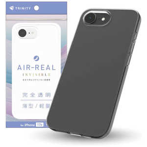 トリニティ iPhone 17e / 16e ［AIR-REAL INVISIBLE］ 薄型軽量ハードケース クリア TR-IP26S-ARP-CL