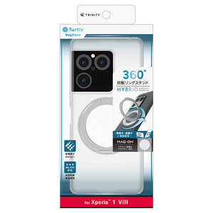 �g���j�e�B Xperia 1 VIII �mTurtle MagStand�n �}�O�l�b�g�z�����A�N�Z�T���[�Ή� �����O�X�^���h�t���n�C�u���b�h�P�[�X TR-XP263-TTMSS-MCLSV