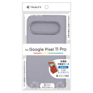 トリニティ Google Pixel 10 Pro後継 ［FlipNote］ 耐衝撃フリップノートケース ブルー TR-PX2611PS-FN-SHBL