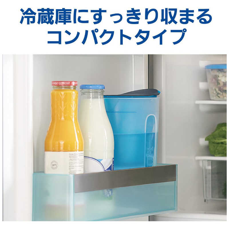 ブリタ ブリタ ポット型浄水器 ファン ブルー ろ過水容量：1.0L（全容量：1.5L）マクストラプラスカートリッジ ピュアパフォーマンス1個付【日本正規品】 KBFNCB1Q KBFNCB1Q