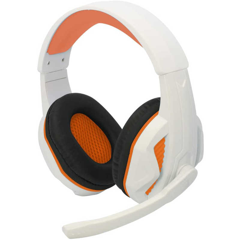 コロンバスサークル コロンバスサークル マルチゲーミングヘッドセット ホワイト＆オレンジ（PS5/PS4/PC用）  