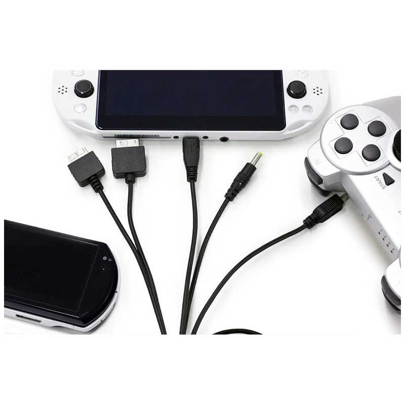 コロンバスサークル コロンバスサークル マルチゲームUSB充電ケーブルS V2 1m（PS Vita/PSP go/PSP1000/PS3及びPS4コントローラ用)  