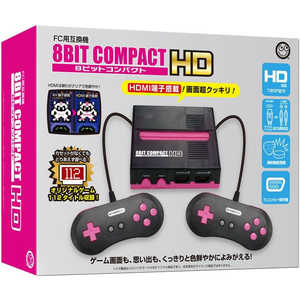 コロンバスサークル 8ビットコンパクト HD(FC用互換機) クリアブラック＆ピンク CC-8BCHD-CB