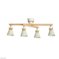 SLIDER スライダー 4灯シーリングライト エルックス LC10798-WH エルックス SLIDER スライダー 4灯シーリングスポットライト オフ