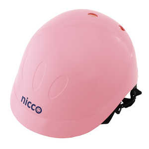 クミカ工業 幼児用ヘルメット nicco ニコ キッズヘルメット(頭囲:約49?54cm/ベビーピンク) KH001BAPK クミカ工業 幼児用ヘルメット nicco ニコ キッズヘルメット(頭囲:約49?54cm/ベビーピンク) KH001BAPK