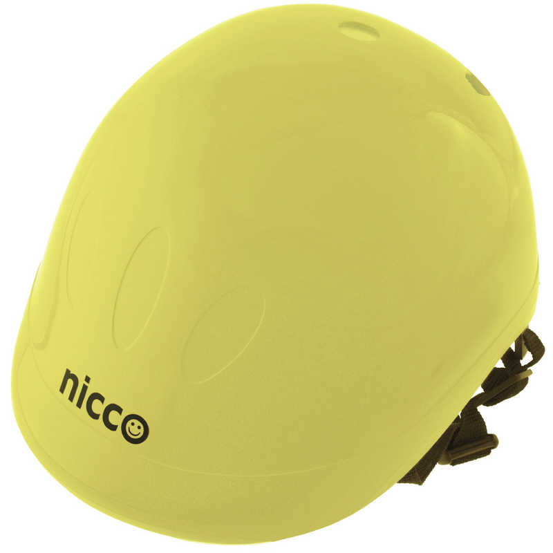 クミカ工業 クミカ工業 幼児用ヘルメット nicco ニコ キッズヘルメット(頭囲：約49～54cm/レモンイエロー) KH001LY KH001LY