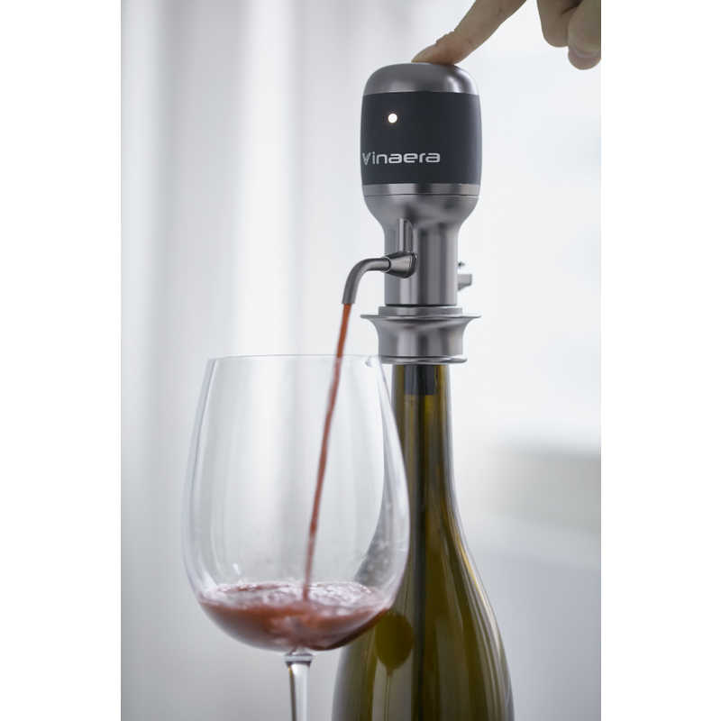 VINAERA VINAERA 【アウトレット】ビナエラ 電動ワインディスペンサー ボタンを押すだけでワインが一層おいしくなる VN-020 VN-020