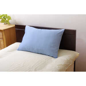 イケヒコ 【まくらカバー】リバーシブル枕カバー 標準サイズ(43×63cm ブルー/ライトブルー) 