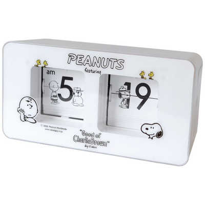 フィールドワーク スヌーピーパタパタクロック PNC001-1WH の通販