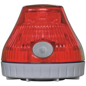 日惠製作所 NIKKEI ニコPOT VL08B型 LED回転灯 80パイ 赤 VL08B-003DR