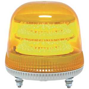 日惠製作所 NIKKEI ニコモア VL17R型 LED回転灯 170パイ 黄 VL17M-200AY