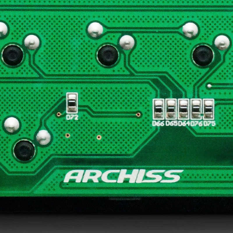 ARCHISS アーキス ARCHISS アーキス キーボード　Cherry MX 茶軸　ProgresTouch RETRO 黒 [PS/2・USB /有線] AS-KBPD08/TBKN AS-KBPD08/TBKN