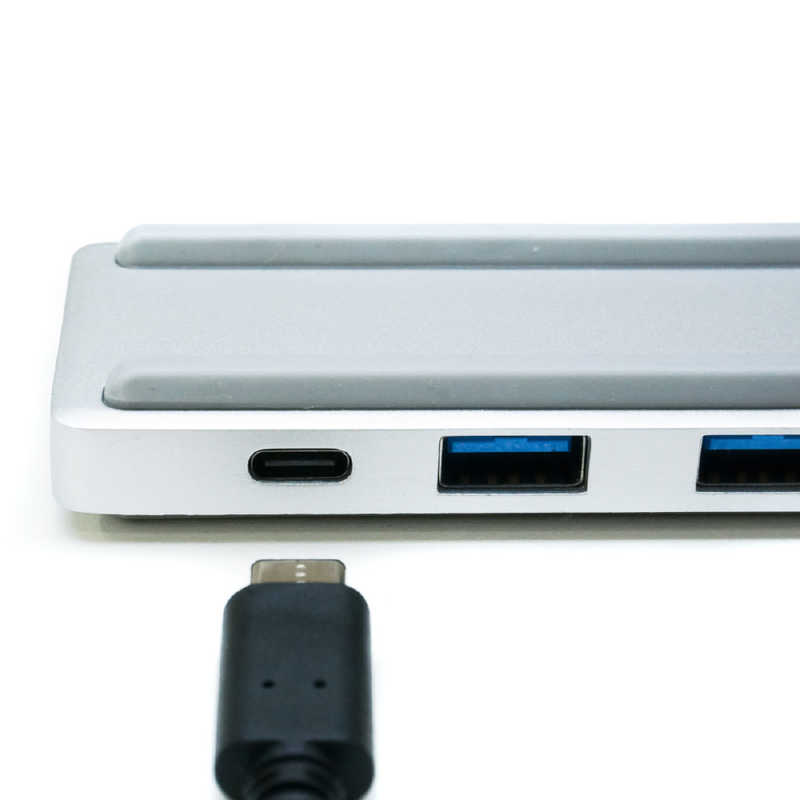 MOBO MOBO Dual USB-C Dock for MBP AM-TC2D01S PD87W対応 AM-TC2D01S シルバｰ AM-TC2D01S シルバｰ