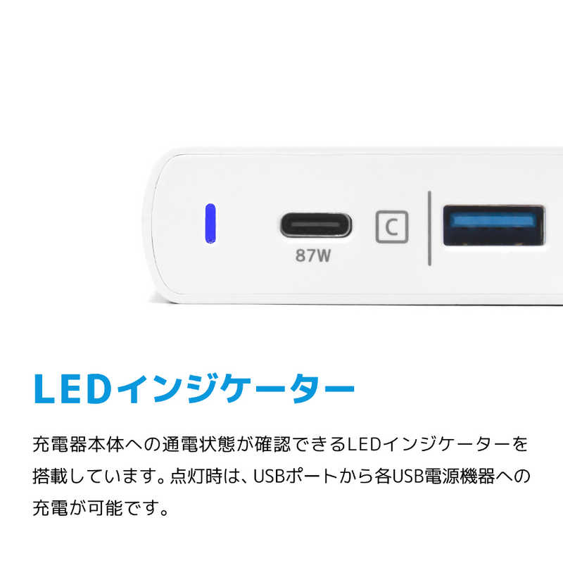 MOBO MOBO MOBO USB PD 3.0対応 USB-C x1 (87W / MacBook Proアダプタと同等のパワー) AM-PDC9A3 AM-PDC9A3 ホワイト AM-PDC9A3 AM-PDC9A3 ホワイト