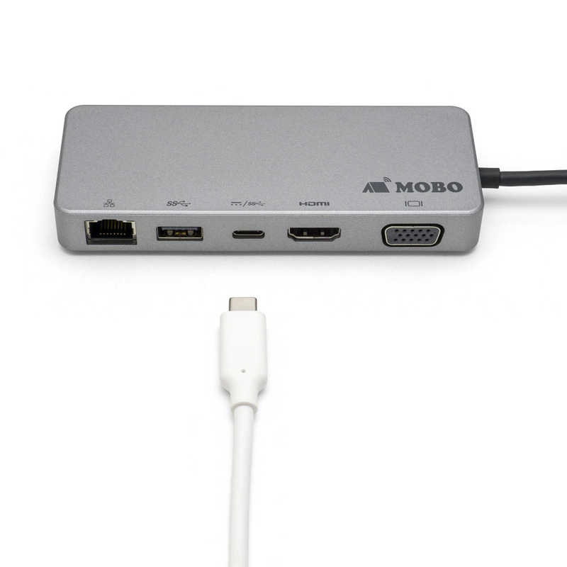 MOBO MOBO ドッキングステーション USB-C Travel Mini Dock2 スペースグレー  [USB Power Delivery対応] AMTMD02 AMTMD02