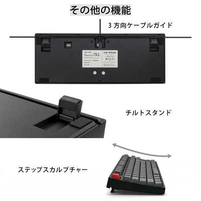 ARCHISS アーキス キーボード Maestro TKL(スピードシルバー軸)(Mac